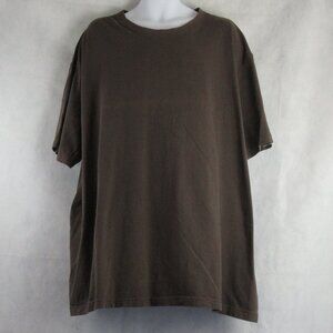 Canyon Ridge Men's Short Sleeve T-Shirt, Solid Brown, 4XL